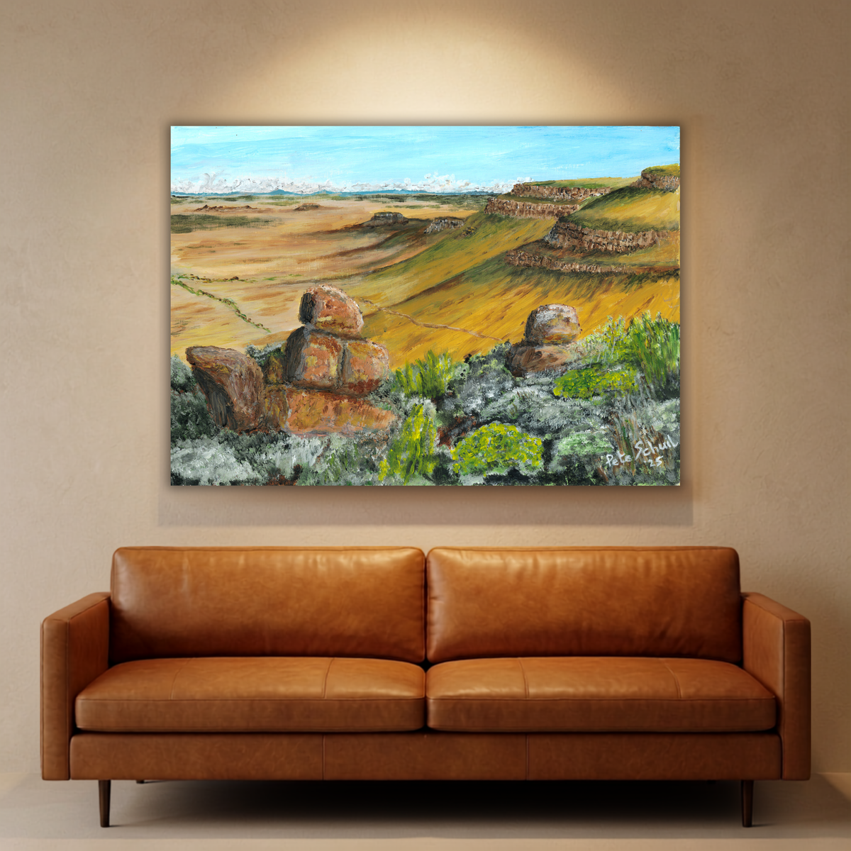Klein Karoo — original painting by Pete Schuil, fine-art canvas print