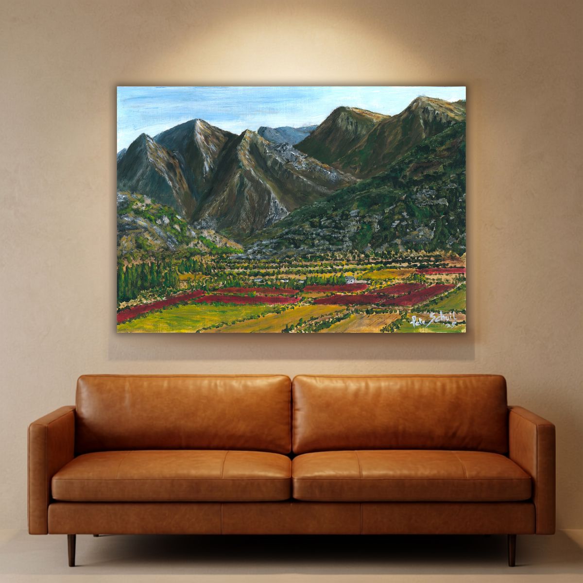 Ceres Valley — original painting by Pete Schuil, fine-art canvas print