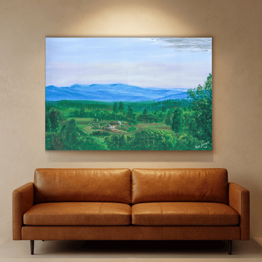 Juliasdale Sunset — original painting by Pete Schuil, fine-art canvas print